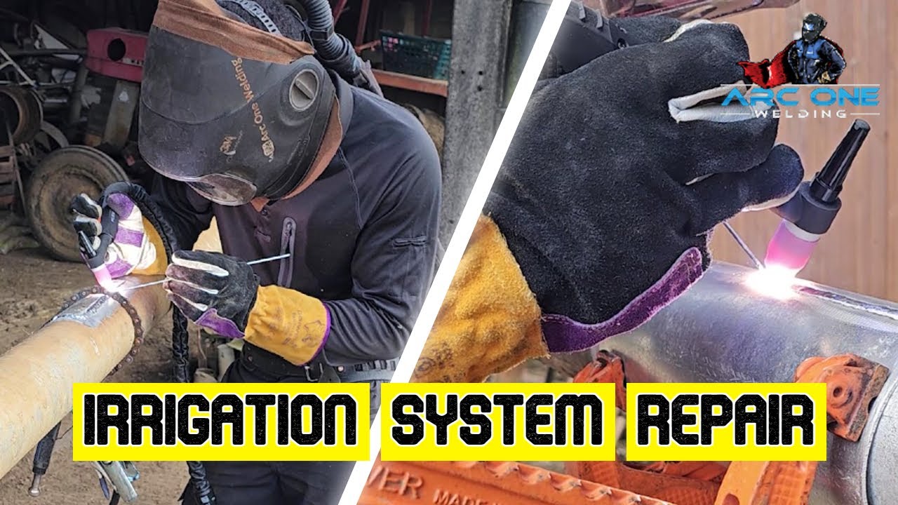 Mobile Welding - Repairing A 50 Year Old Aluminium Pipe