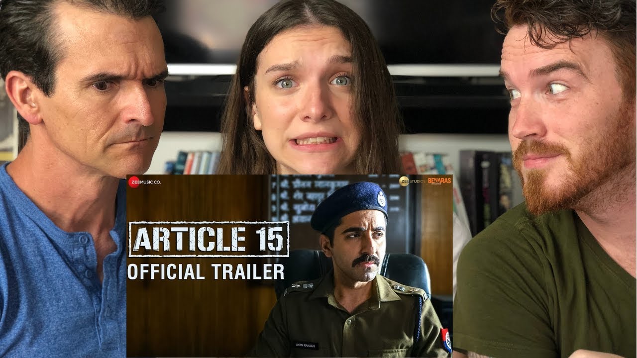 ARTICLE 15 | Ayushmann Khurrana | Trailer REACTION!!