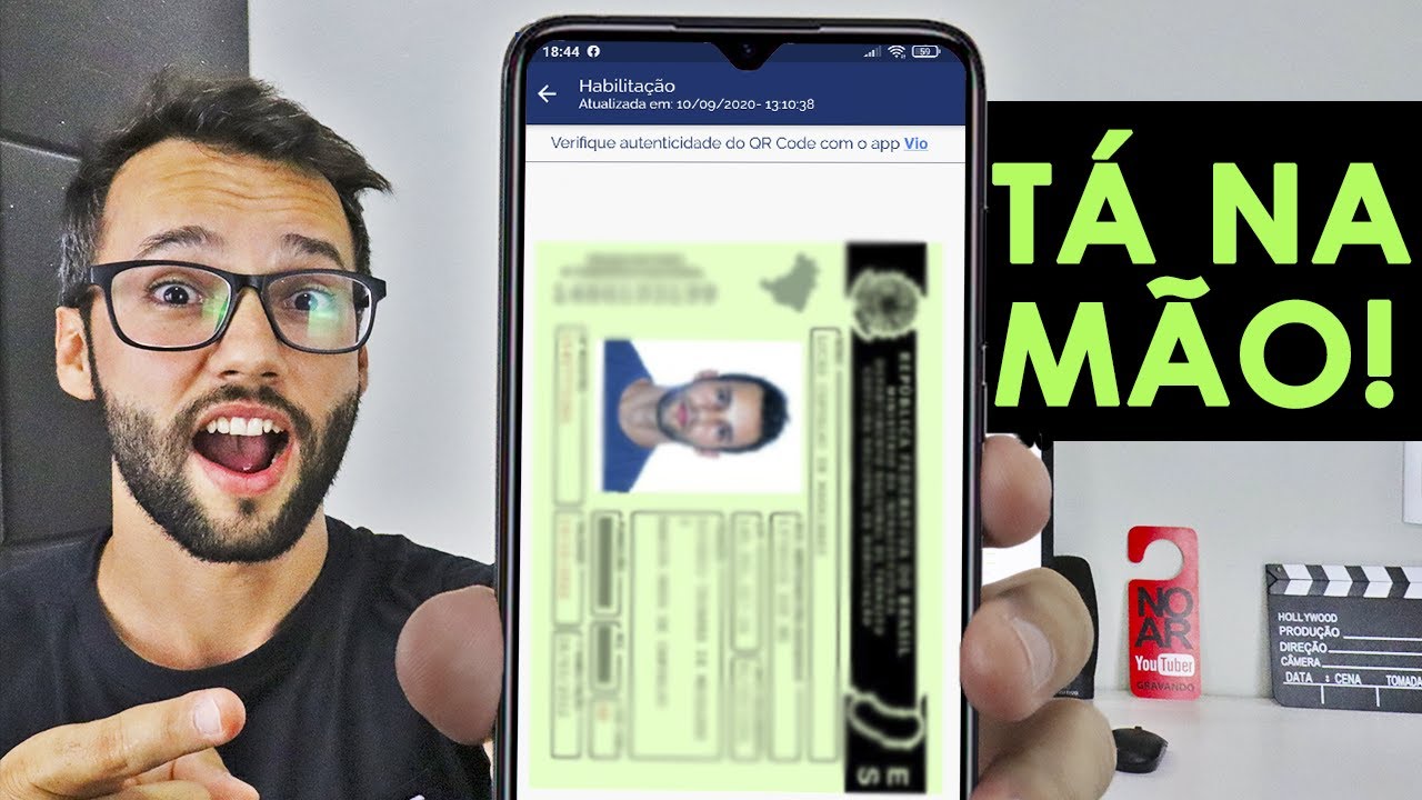 Como Baixar CNH Digital no Celular Sem ir no Detran | Carteira de Habilitação