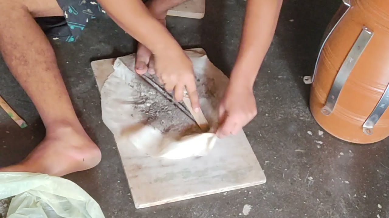Dholak making (left side)