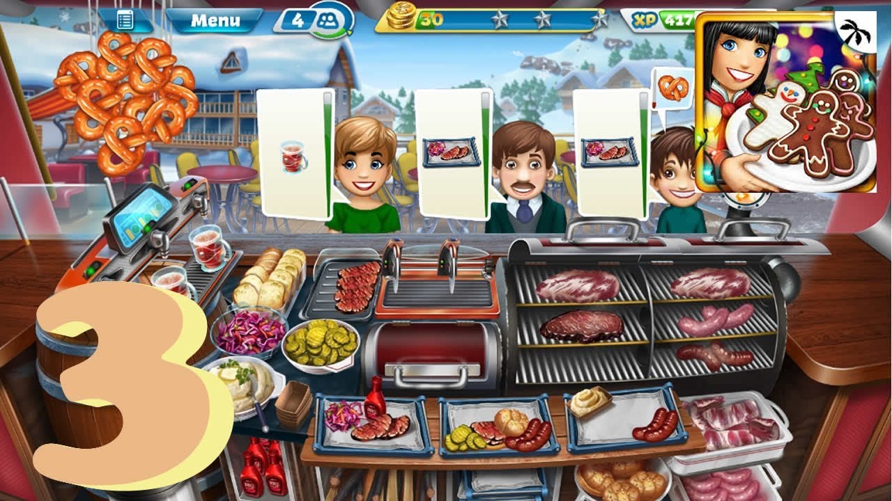 Cooking Fever Gameplay walkthroug #3 (Android & iOS)