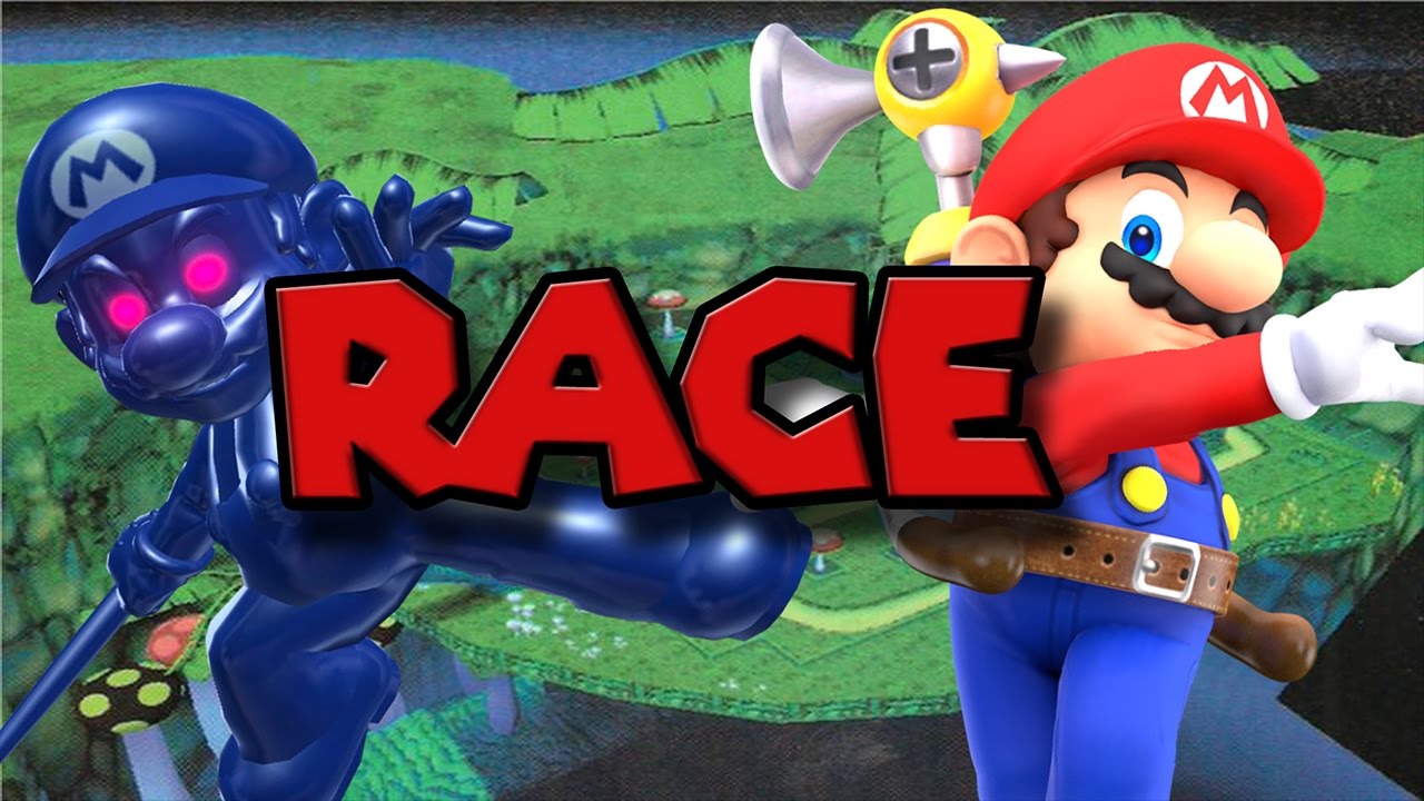 Super Mario Sunshine Hacking || Racing Shadow Mario