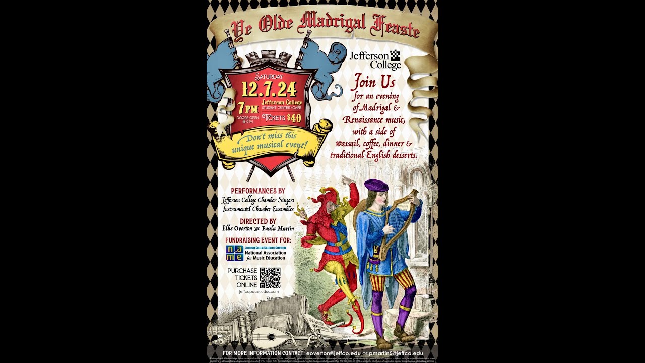 Madrigal Dinner and Concert Jefferson College 2024
