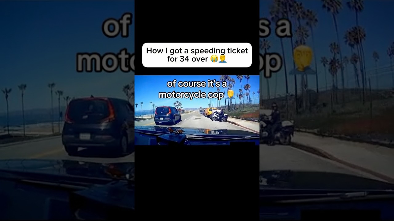 MOTORCYCLE COP GOT ME 😭 