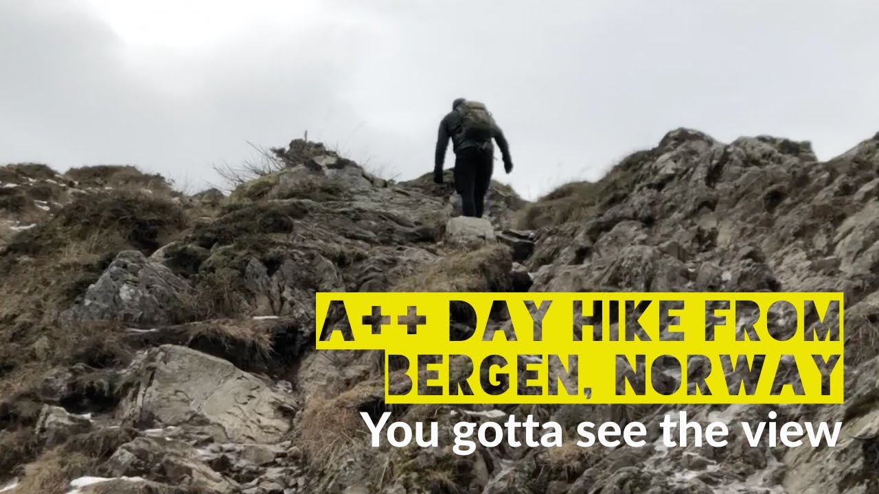 Hike from Mt Floyen to Mt Ulriken - Bergen, Norway