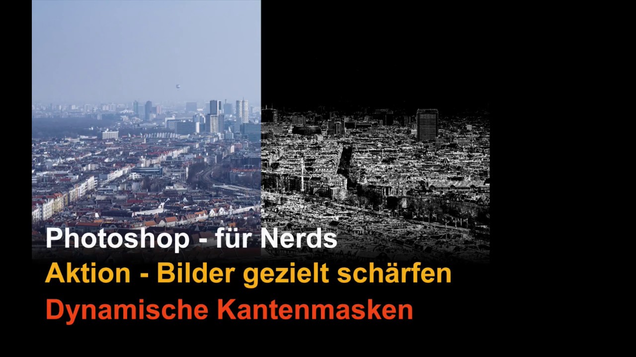 Photoshop - Nerds: Aktion für dynamische Kantenmaske