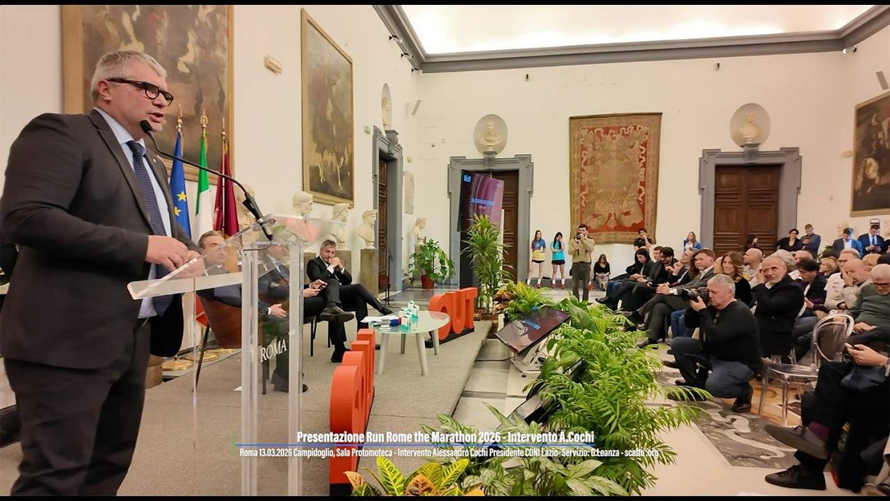 Presentazione Run Rome the Marathon 2026 - Intervento A.Cochi