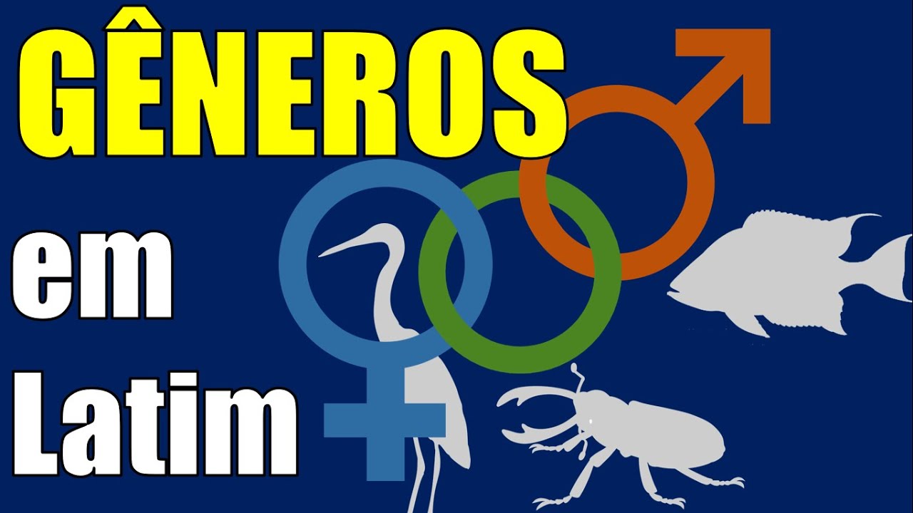 Gêneros e declinações do latim para nomes científicos