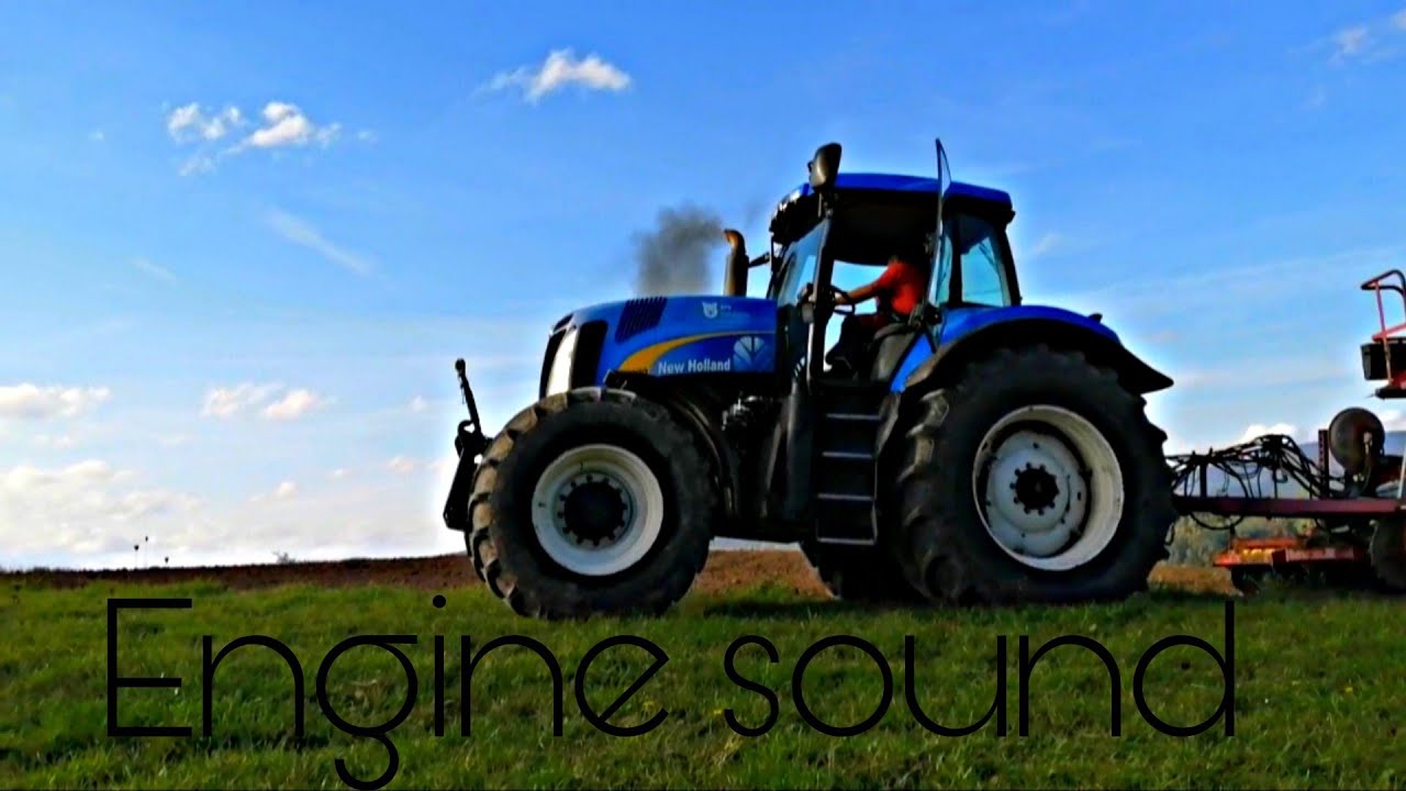 Ryczący New Holland 🔥 || Engine sound || Nh T8030💙