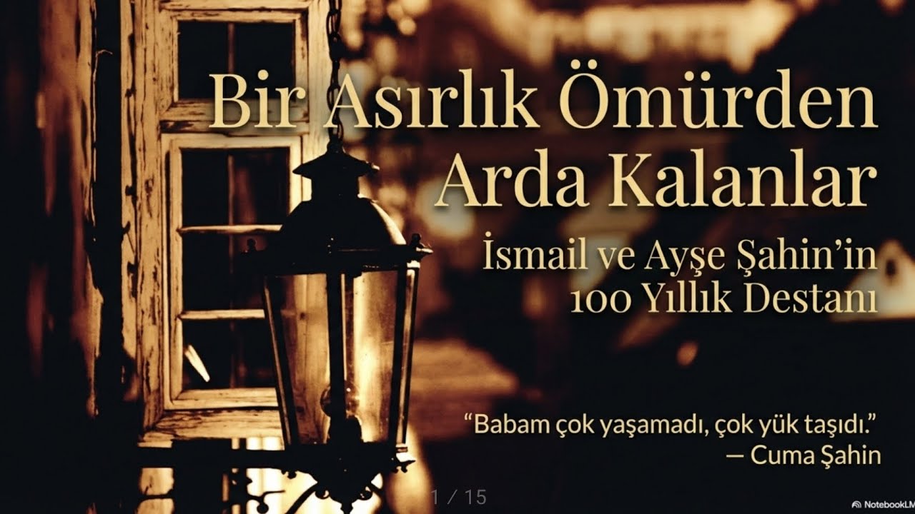 Bir Asırlık Ömürden Arda Kalanlar, İsmail ŞAHİN 
