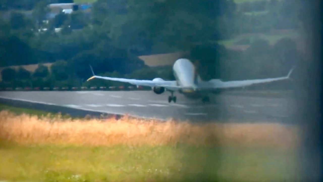 Ryanair Plane Overruns The Runway