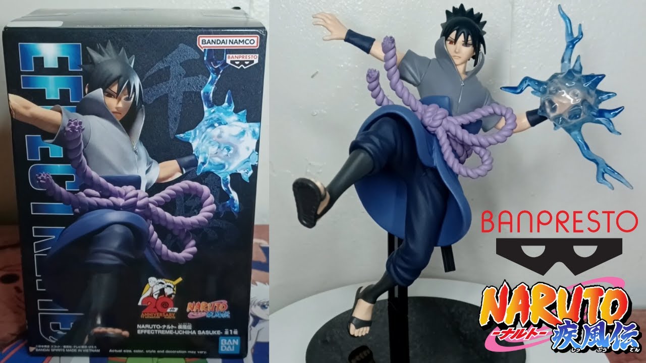 Sasuke Uchiha - Banpresto Effectreme Statue - Naruto Shippuden - Unboxing and Review