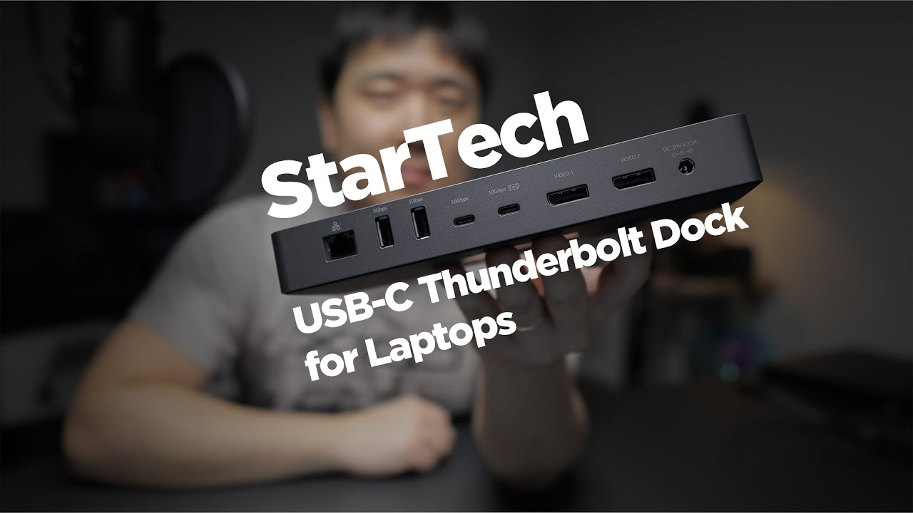 StarTech - Thunderbolt 3 USB-C Laptop Docking Station Testing & Review (PD 60W, Dual Displayport)