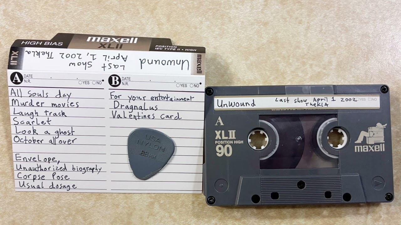 Unwound “look a ghost” last show with Vern Olympia 2002
