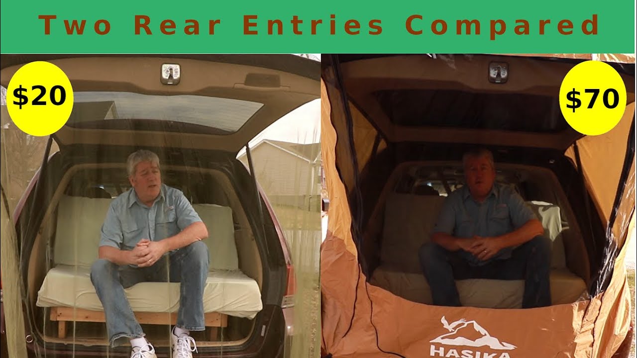 Two Rear Entries Compared - Minivan Camper