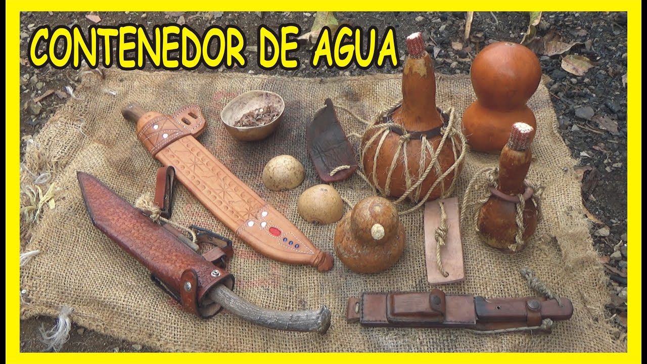 Como hacer cantimplora con una Calabaza Peregrina o Bule