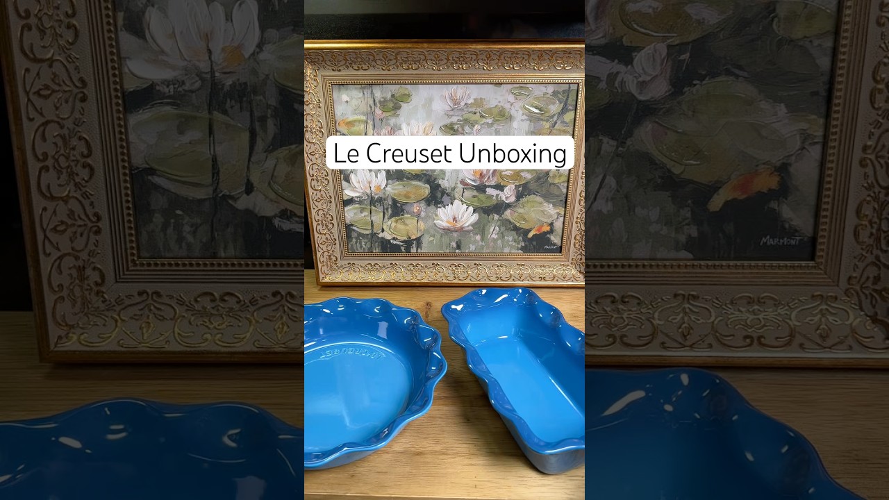 Распаковка формы для выпечки хлеба и формы для пирога Le Creuset 