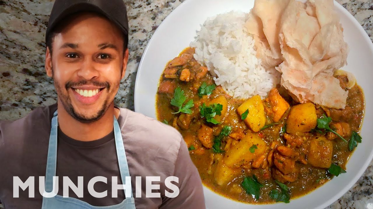Jamaican Curry Chicken With Homemade Roti | Quarantine Cooking
