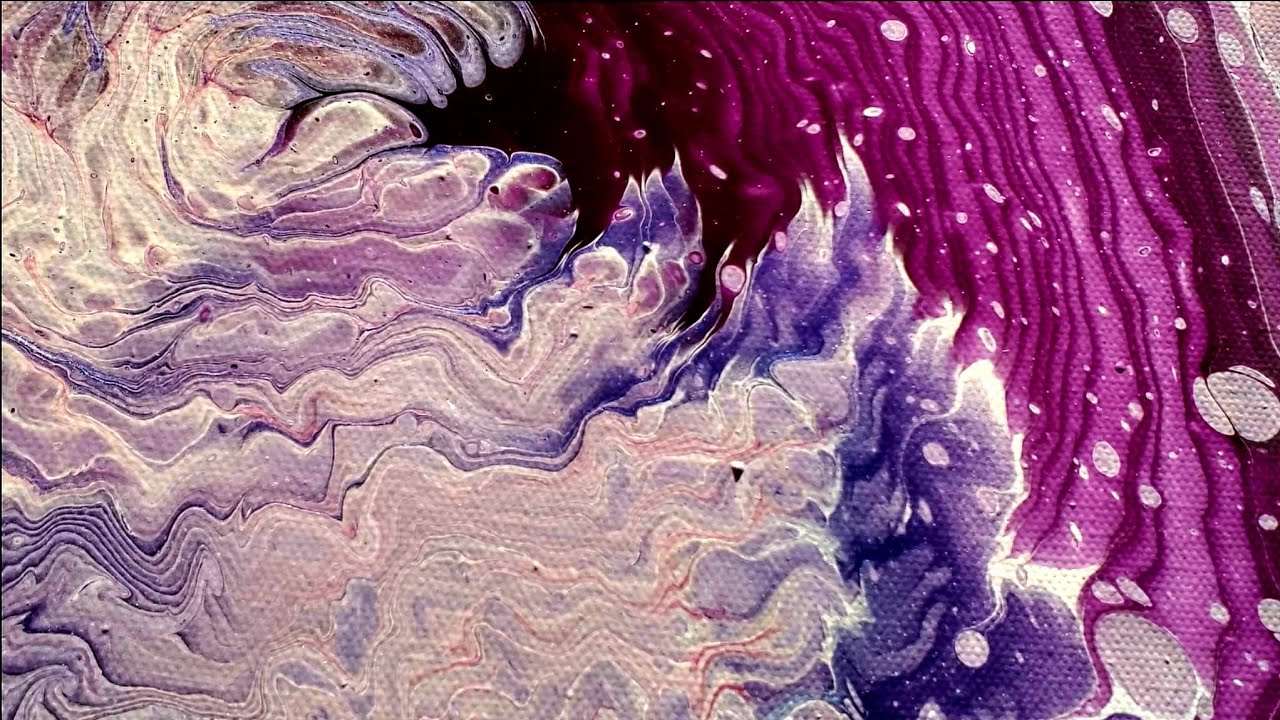 Tipsy Piggy In The Clouds 🌤Beautiful Acrylic Straight Pour featuring This Little Piggy!