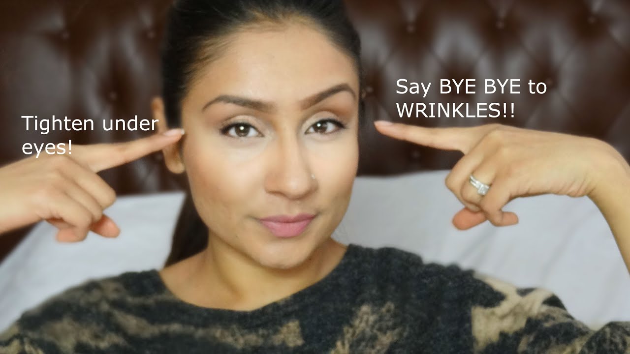 Get rid of Under eye wrinkles facial exercise || Raji Osahn
