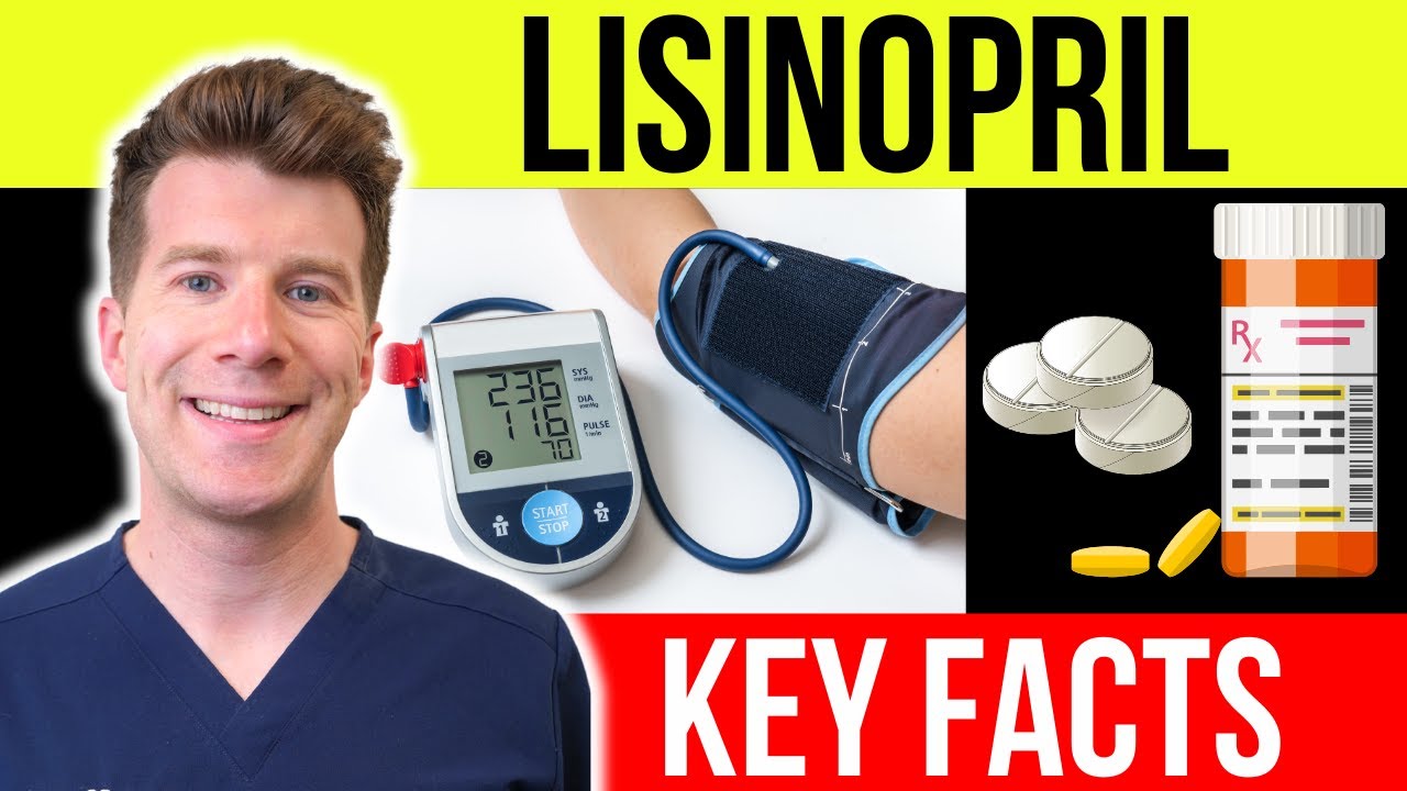 LISINOPRIL Key Facts | High Blood Pressure Medicine | Uses, doses, side effects [Educational video]
