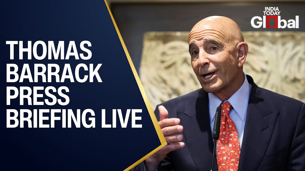 LIVE: US Envoy Thomas Barrack Addresses Media in Baabda, Lebanon