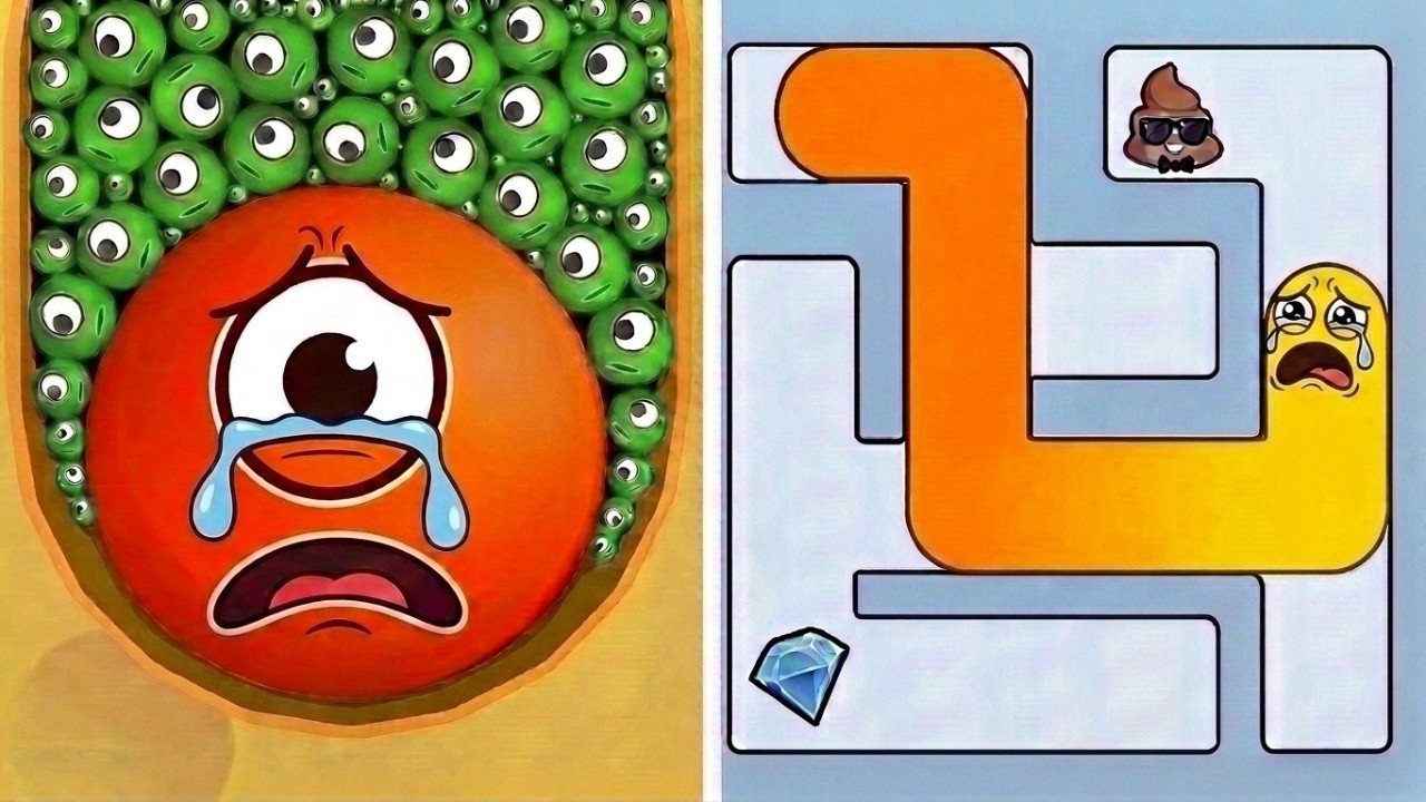 Hungry Balls Vs Pet Me Maze Puzzle Max Level SpeedRun Challenge Solving Cute Pet Through!