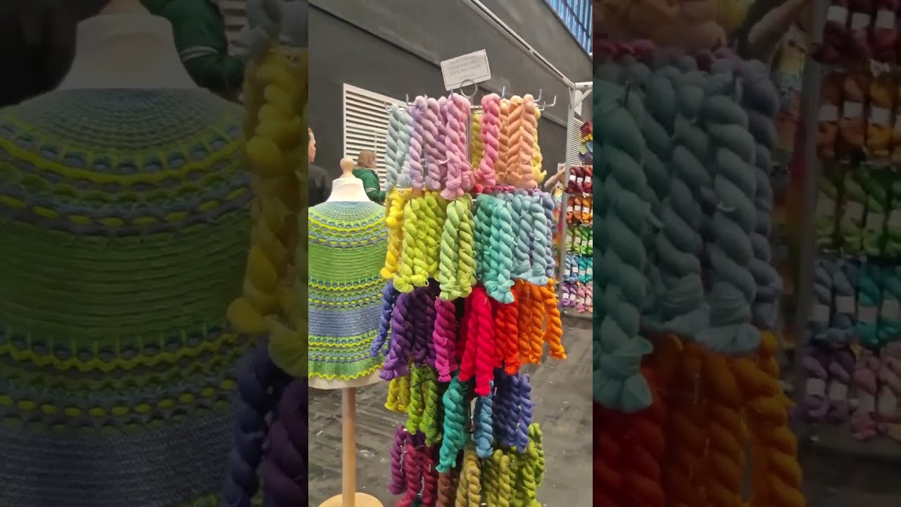 英國毛冷展覽 Vlog 🧶｜超多手作毛冷，工作坊參加Exploring a Yarn Exhibition in the UK 🧶 | Knitting & Crochet Heaven
