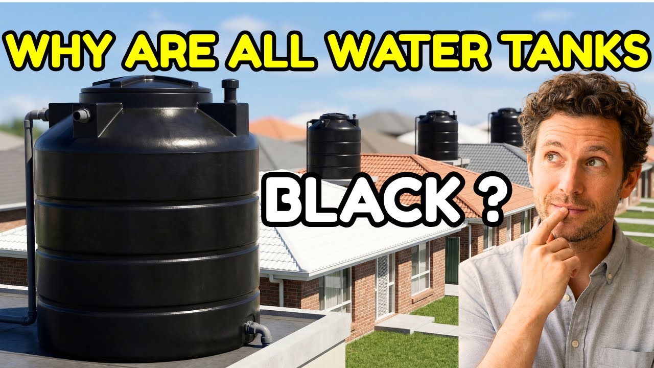 Why are Water Tanks Mostly Black ?