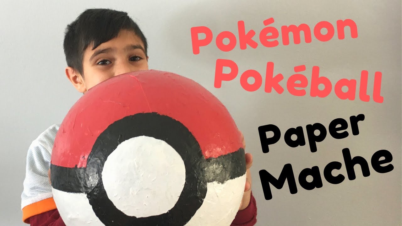 Pokémon Pokéball Paper Mache - Valentine's Box