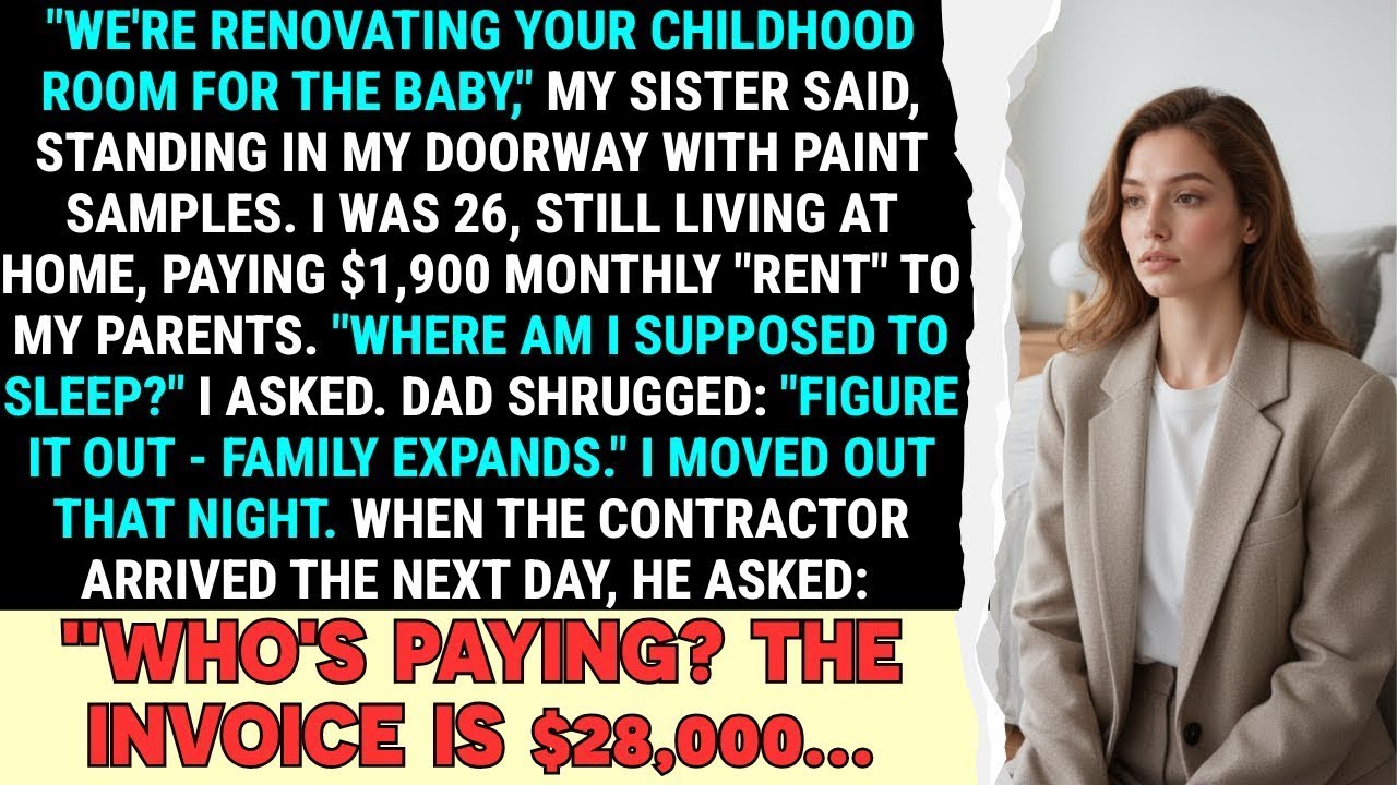...Standing In My Doorway With A Sledgehammer. I Evicted Her Immediately.