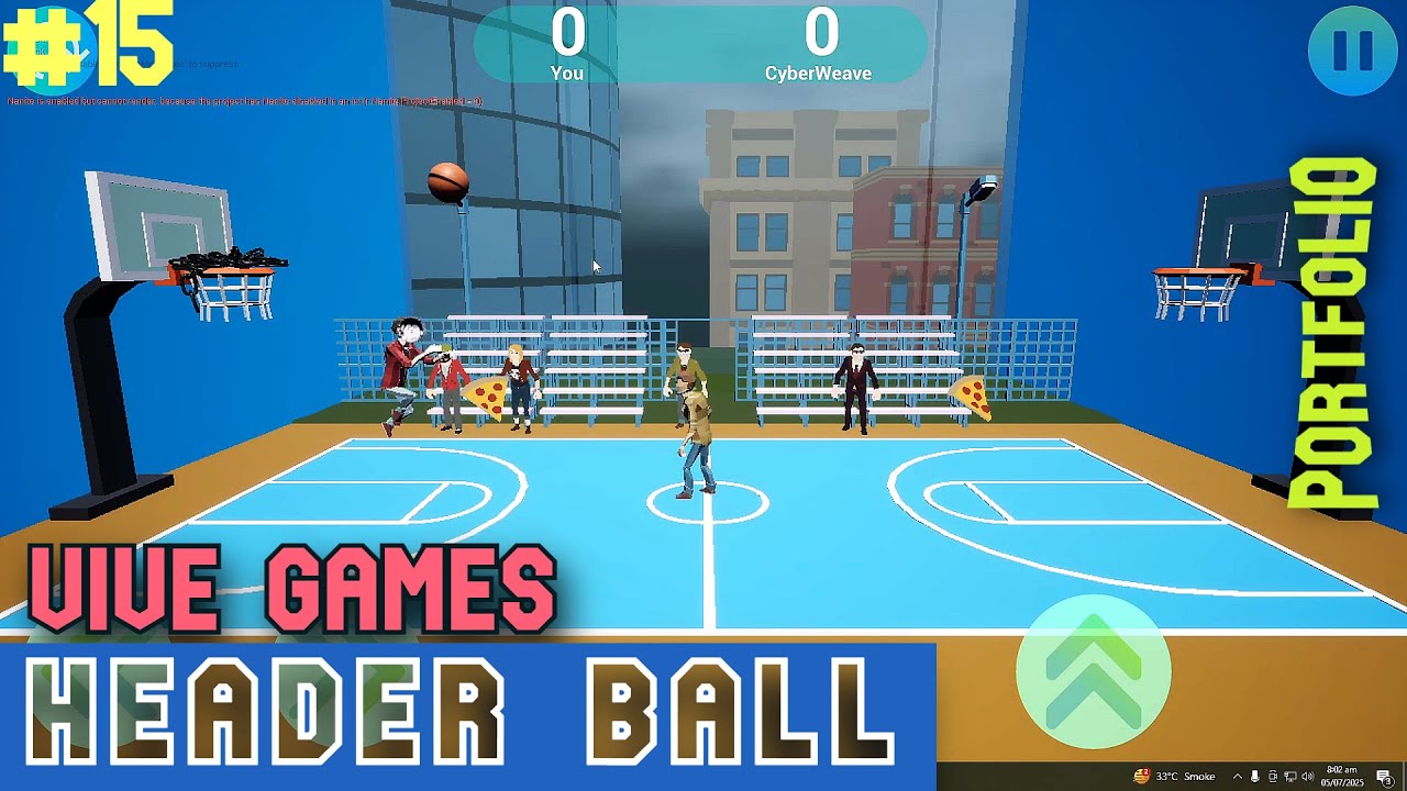 Header Basketball Gameplay | Vive Games Portfolio - 15