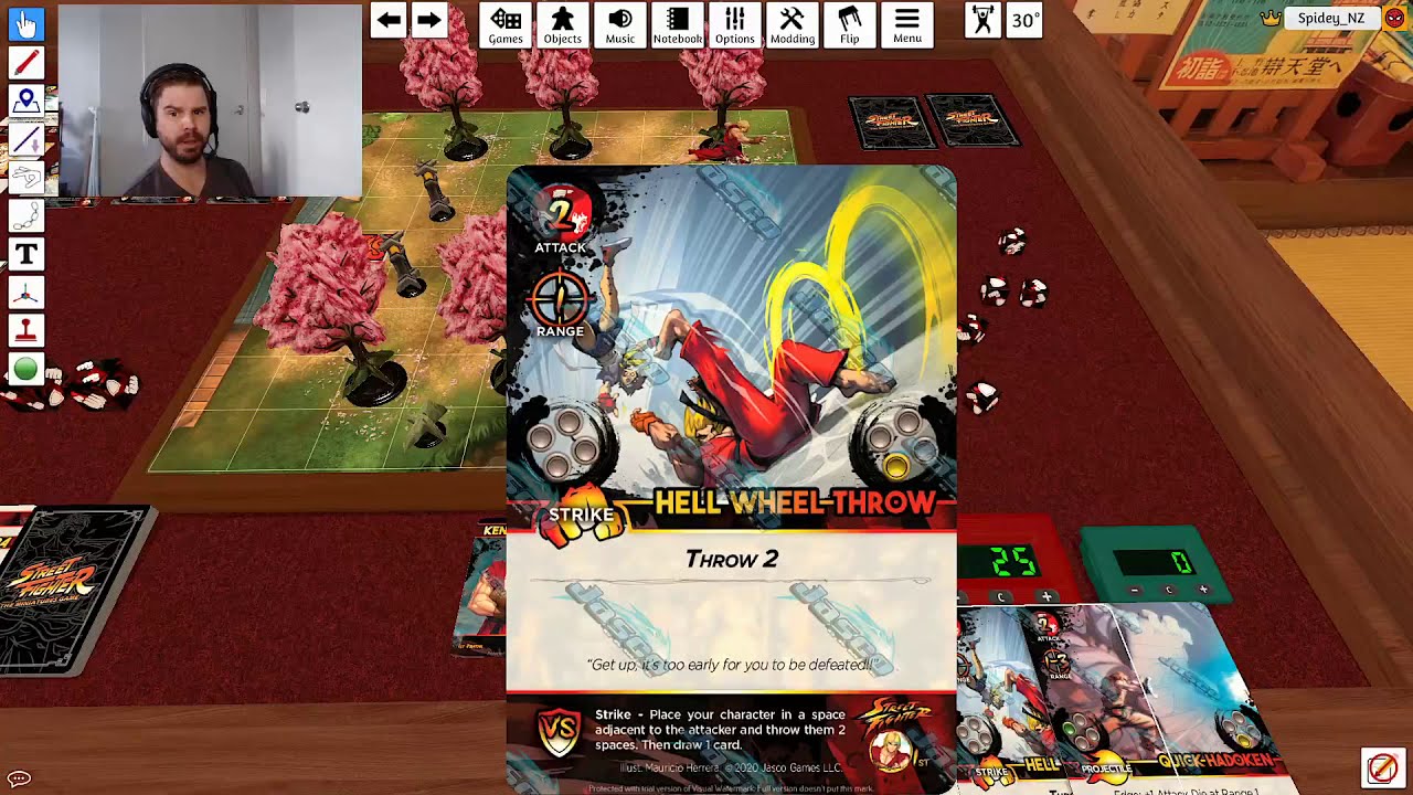How To play, Streetfighter: the Miniatures game