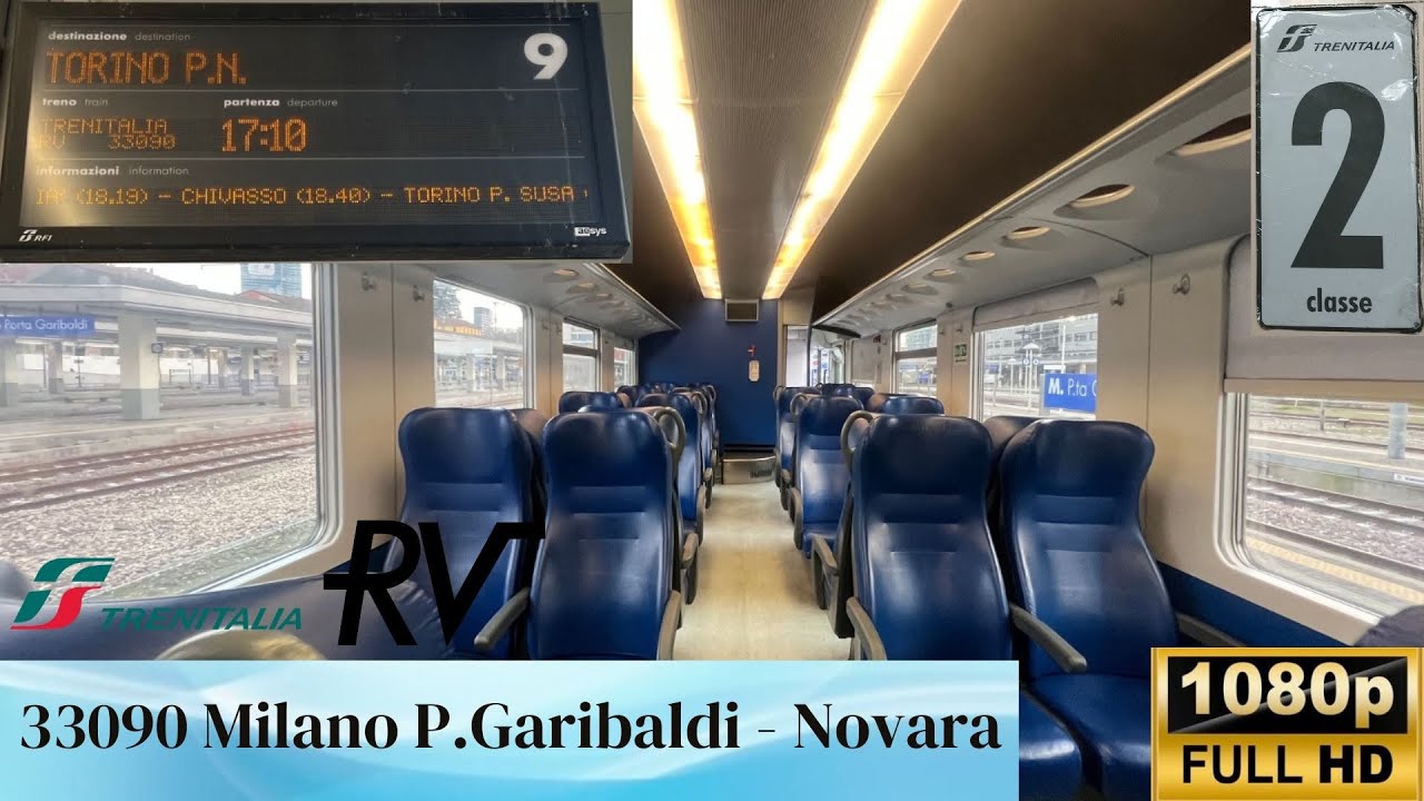 🚉 UIC X 605 sul 33090 da MILANO P.GARIBALDI a NOVARA con E464.482