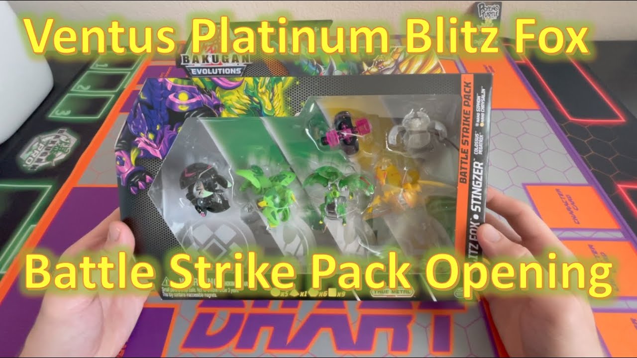 Platinum Ventus Blitz Fox Battle Strike Pack Opening - NEW STRONGEST VENTUS BAKUGAN!!!