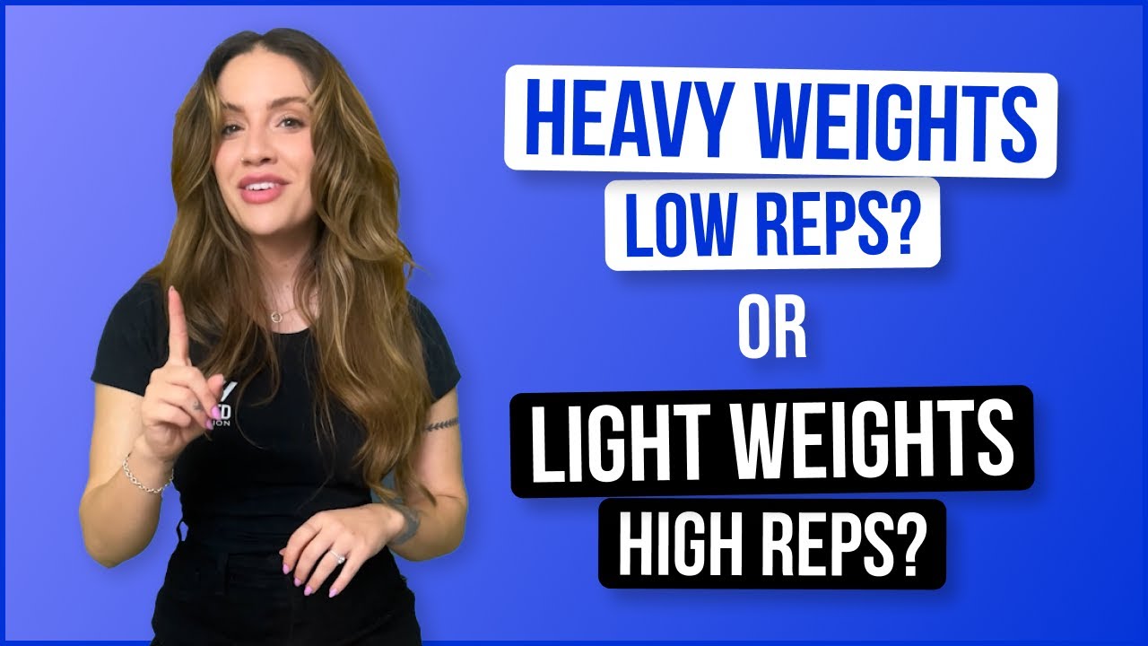 Heavy Weights Low Reps VS Light Weights High Reps | Nutrition Coach Explains | Naked Nutrition