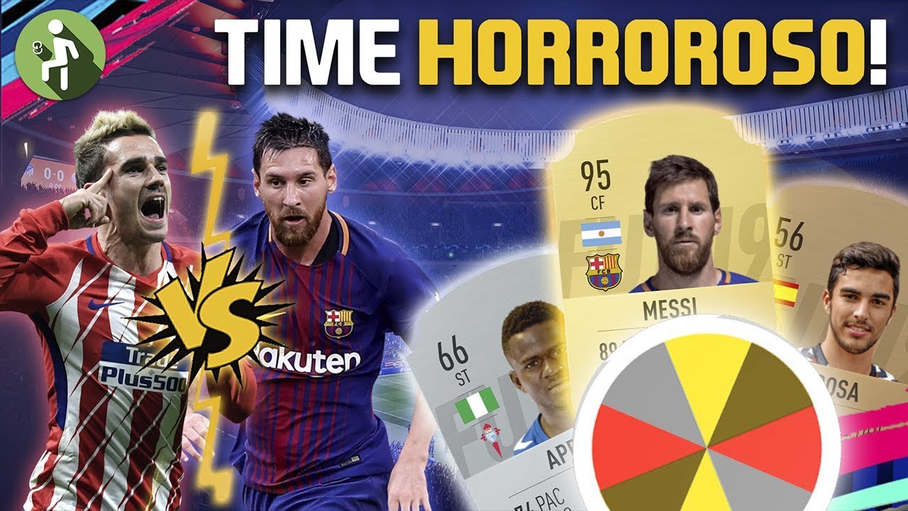 DESAFIO BRONZE, PRATA E OURO NO FIFA 19 | ROLETA DA LA LIGA
