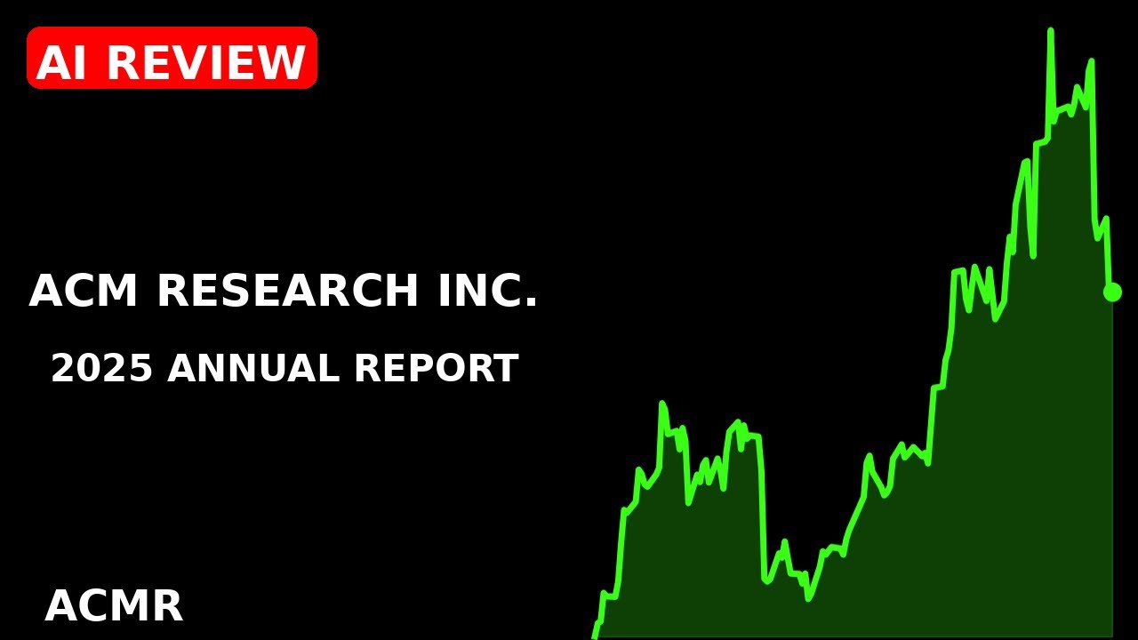 Acm Research Inc. 2025 annual report