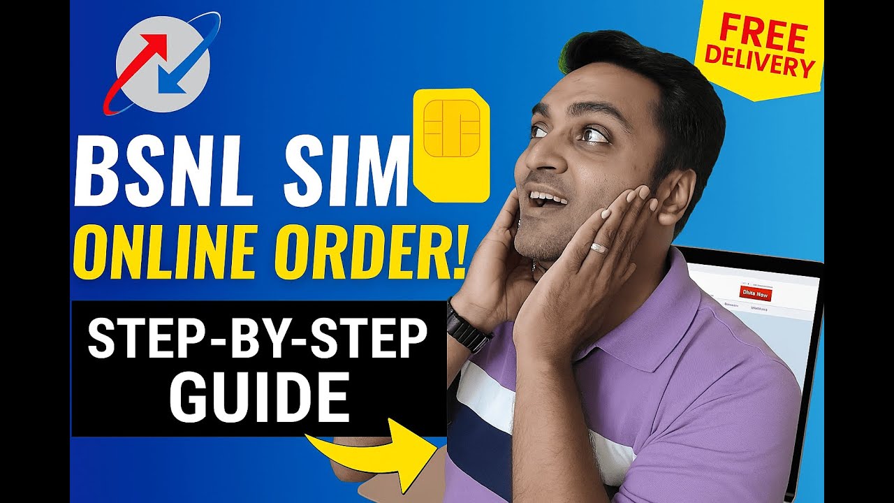 BSNL sim card online order kaise kare | How to order BSNL sim card online