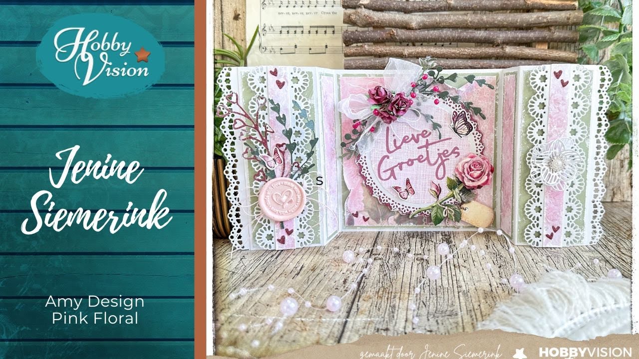 FBLive - Amy Design - Pink Floral door Jenine - 18 jan