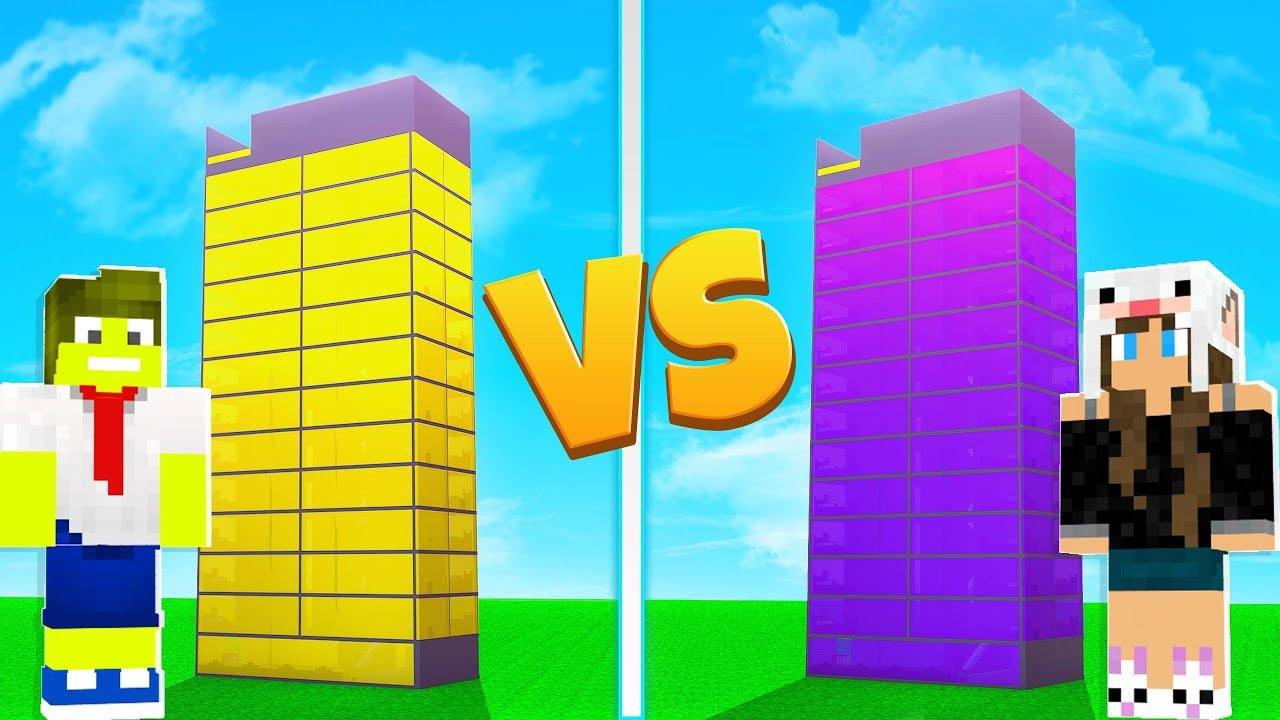 HOTEL DO RAZOR vs HOTEL DA COELHA NO MINECRAFT