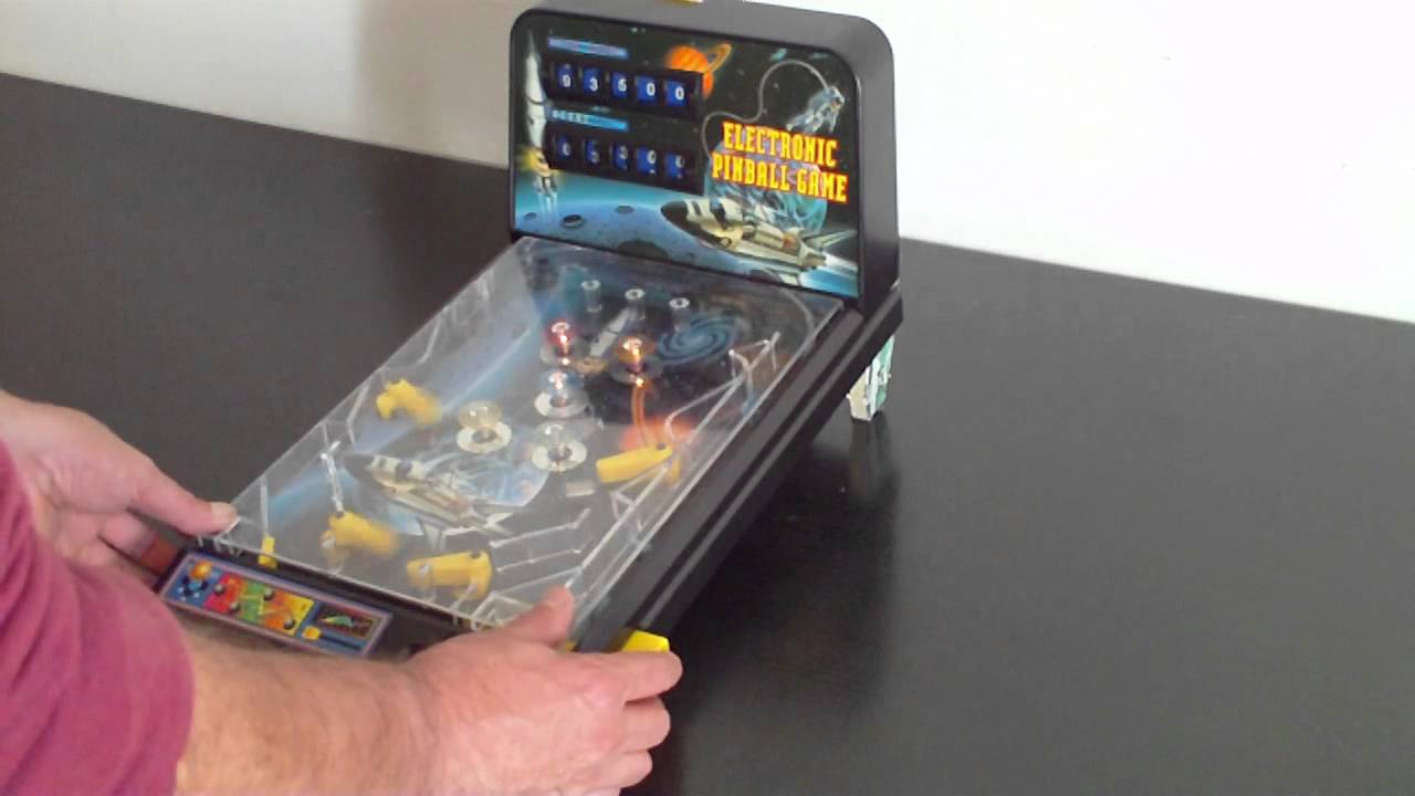 Toy Electronic Pinball Game - Space Theme