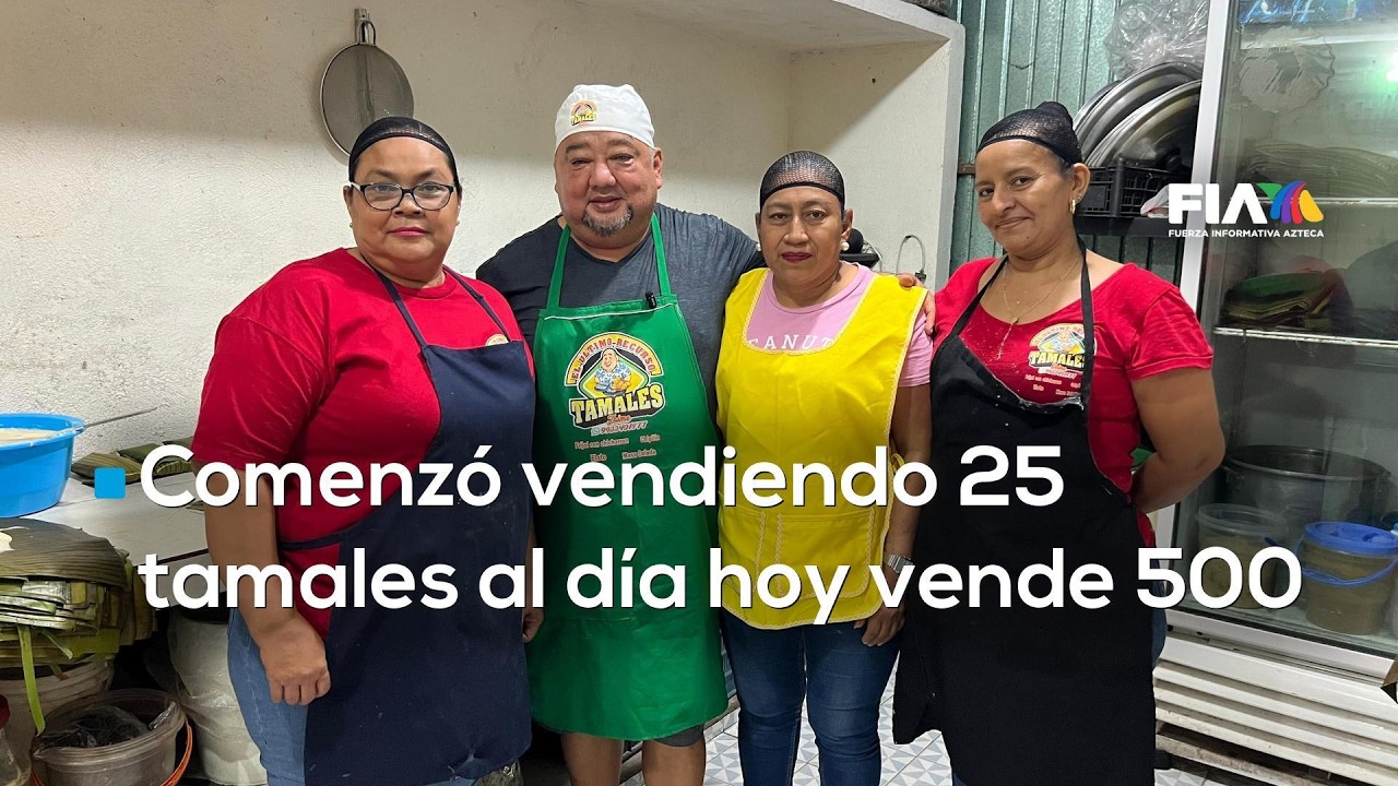 #EmprendiendoAndo |De perderlo todo a crear su propio negocio. Jaime ahora vende 500 tamales diarios