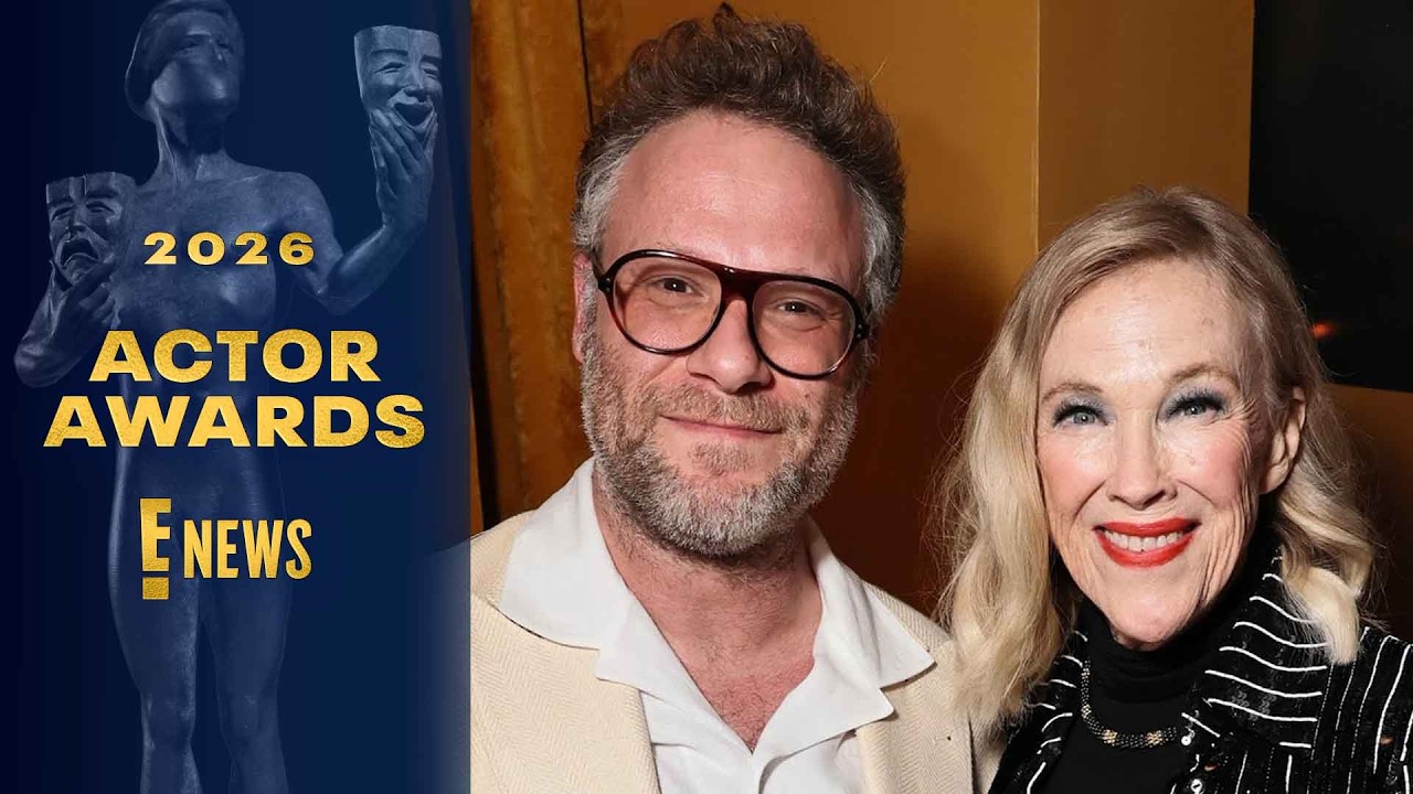 Seth Rogen Emotionally Accepts Catherine O'Hara Actors Award | E! News