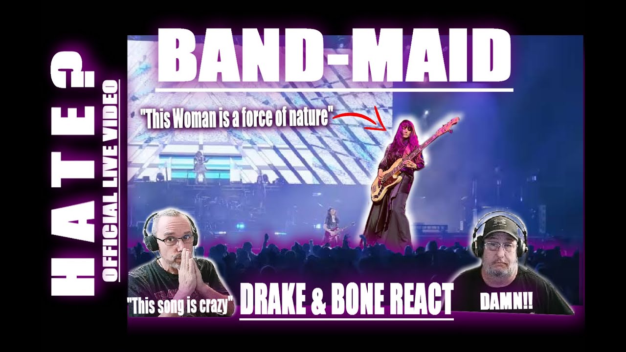 BAND-MAID / HATE? (Official Live Video) Bone's 1st Time Reaction 