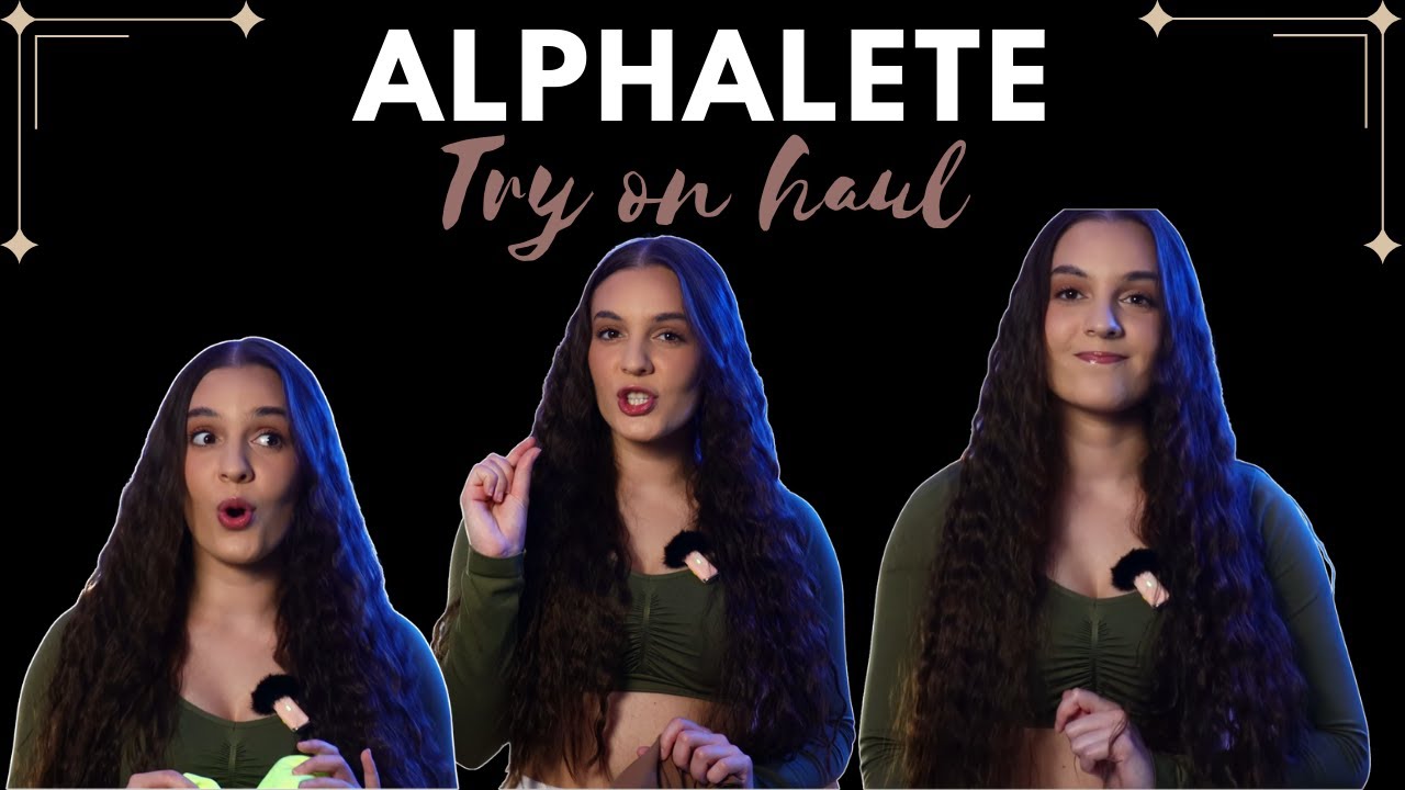 ALPHALETE TRY ON HAUL | Origin, Aura, Amplify and Tenacity COLLECTION, 4k