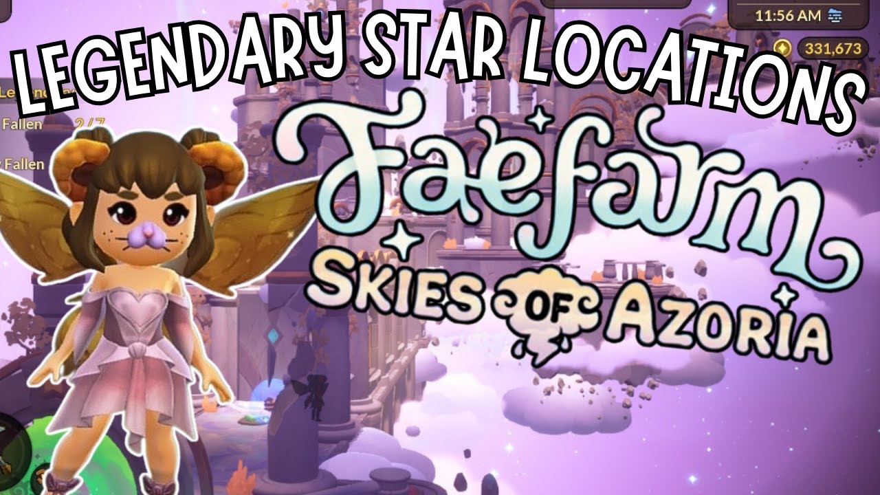 HOW TO FIND LEGENDARY STARS VAULT LOCATIONS | UPDATE 3.0 SKIES OF AZORIA PT 3 | Let's Play FaeFarm