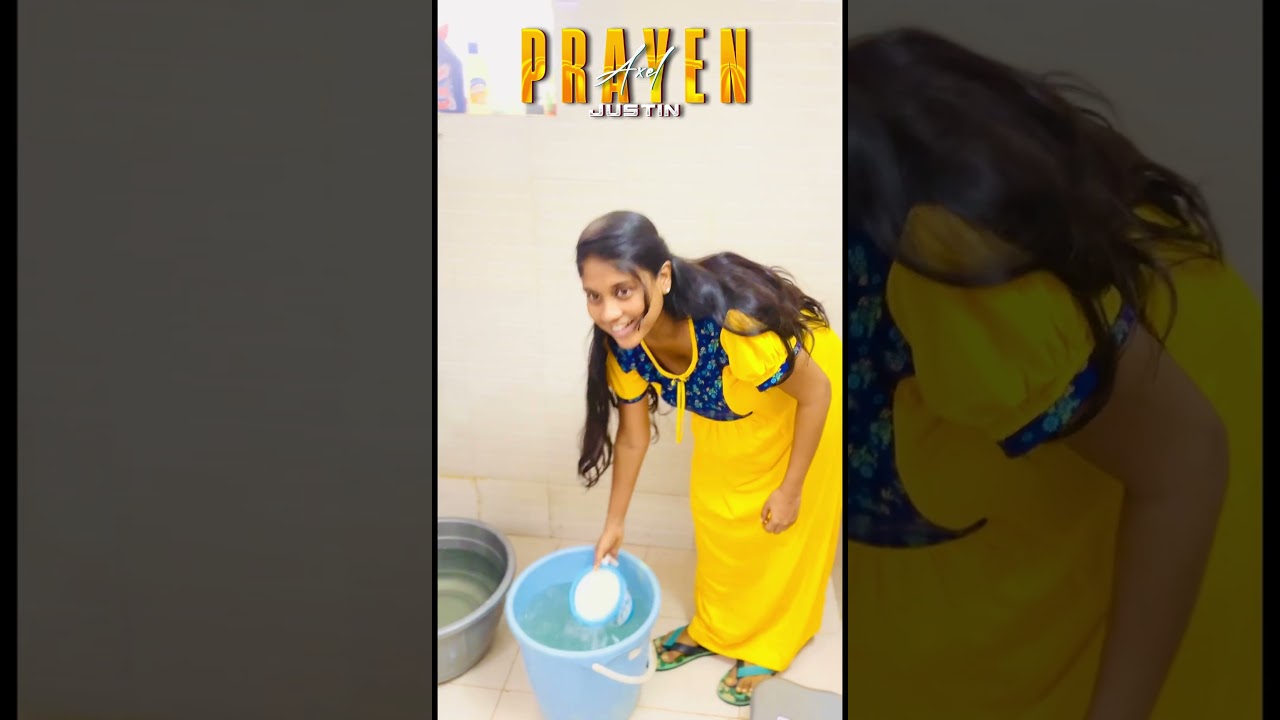 Prayen Axel first bath • Prayer Baby • Parithabangal 