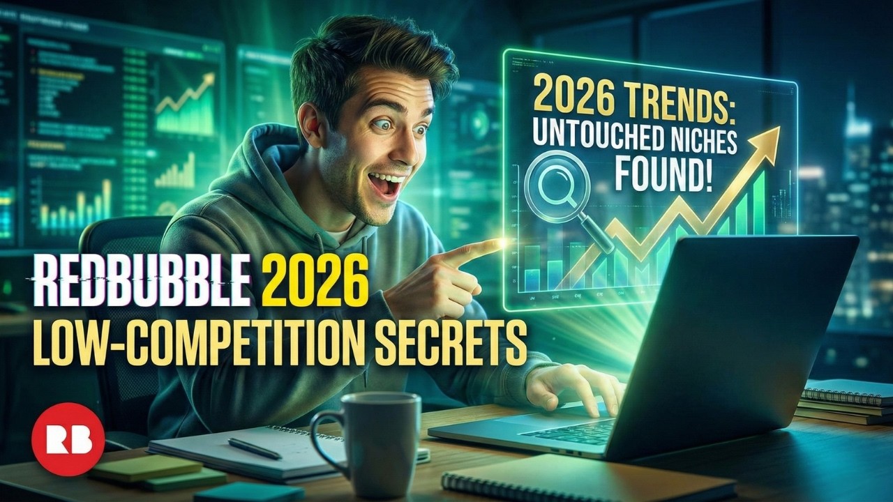 Redbubble Niche Research 2026: Find Low-Competition Trends That Sell