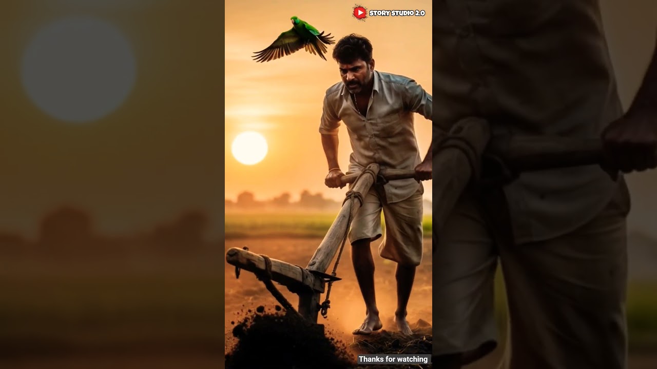 कृषक साथ में ऐसा क्या हुआ😔farmer hindi story!!